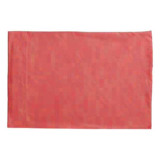 Rood subtiel minimalistisch, elegant modern patroo kussensloop (Achterkant-Links)