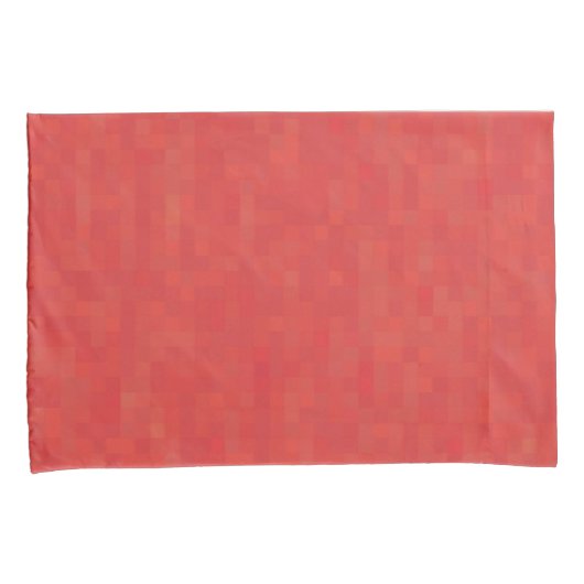 Rood subtiel minimalistisch, elegant modern patroo kussensloop (Voorkant-Rechts)