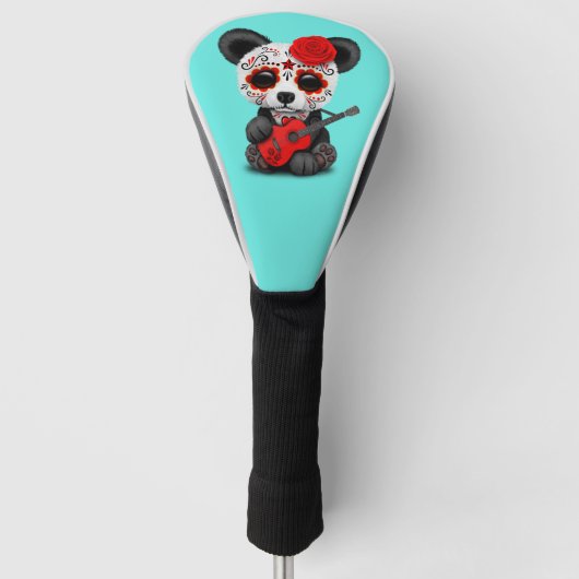 Rood suikerriet golfheadcover (Voorkant)