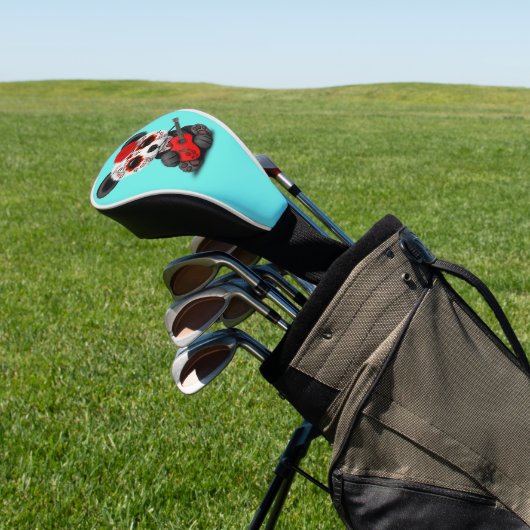 Rood suikerriet golfheadcover (Insitu)