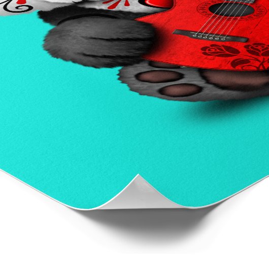 Rood suikerriet poster (Hoek)