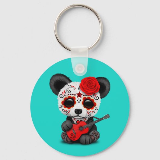 Rood suikerriet sleutelhanger (Voorkant)