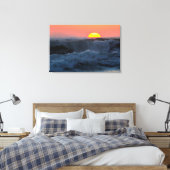 ROOD SURF 24x36 Canvas Afdruk (Insitu (Slaapkamer))