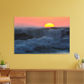ROOD SURF 24x36 Canvas Afdruk (Insitu (Woonkamer))