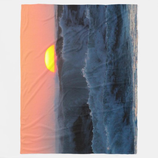 ROOD SURF FLEECE DEKEN (Voorkant)