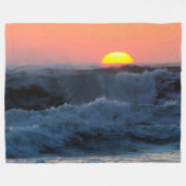 ROOD SURF FLEECE DEKEN (Voorkant (Horizontaal))