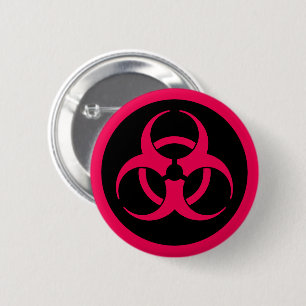 Rood symbool Button