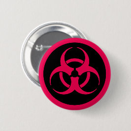 Rood symbool Button Pin