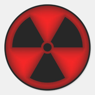Rood symbool, sticker