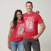 Rood T-shirt (Unisex)