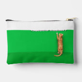 Rood tafelblad met kattenpapier, dienblad etui (Achterkant)