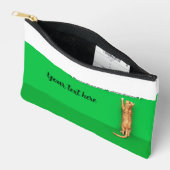 Rood tafelblad met kattenpapier, dienblad etui (Open)