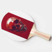 ROOD TAFELTENNISBATJE (Zijkant)