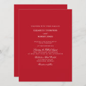 Rood tapijt Solid Color Trend Kaart (Voorkant / Achterkant)