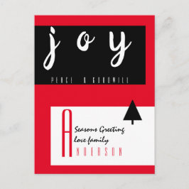 Rood tapijt van LeahG - Seizoensgebonden grafische Briefkaart