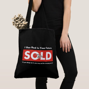 Rood Tas Verkocht gebarentaal
