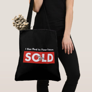 Rood Tas Verkocht gebarentaal