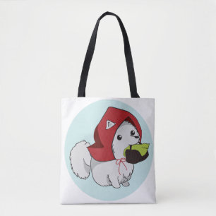 Rood Tas voor rode rondleiding (beide zijden)