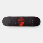 Rood: Tau Ceti Traveler Persoonlijk Skateboard (Horizontaal)