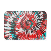 Rood Teal Zwart Wit & Grijs Tie Dye