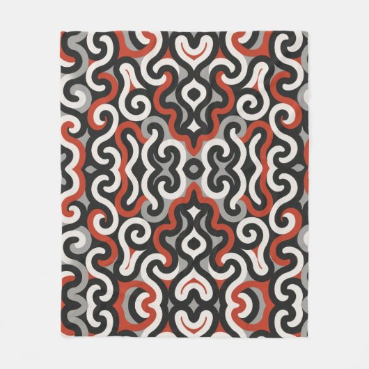 Rood Team Fleece Deken (Voorkant)