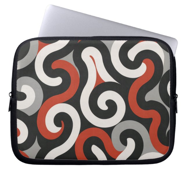 Rood Team Laptop Sleeve (Voorkant)