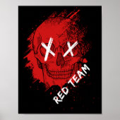 Rood team Poster (Voorkant)