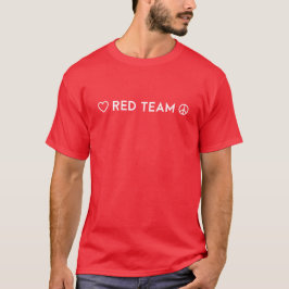 Rood Team T-shirt voor Kleurenstrijd