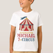  rood tentcircus carnaval Shirt (Voorkant)