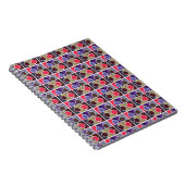 rood textuurpatroon notitieboek (Rechterzijde)