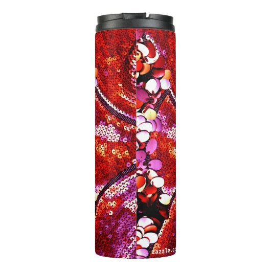 Rood Thermosbeker (Achterkant)