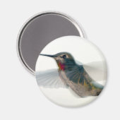 Rood-Throated Hummingbird Magneet (Voorkant / Achterkant)