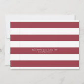 rood tij | Verjaardag Crab Boil | Rode strepen Kaart (Achterkant)