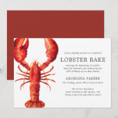 rood tij | verjaardag van de kreeftenbakker kaart (Voorkant / Achterkant)