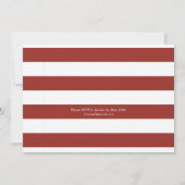 rood tij | verjaardag van de kreeftenbakker | Rode Kaart (Achterkant)