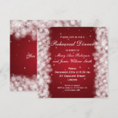 Rood tijdens bruiloft kaart (Voorkant / Achterkant)