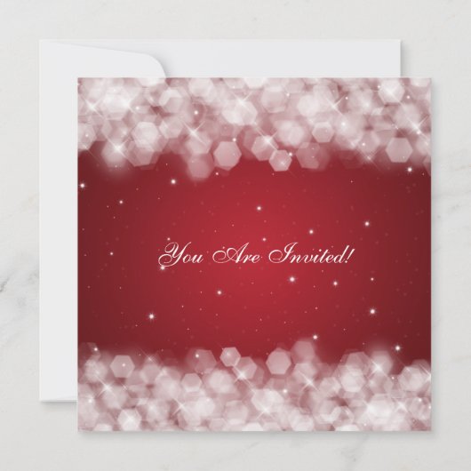 Rood tijdens bruiloft kaart (Achterkant)