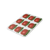 Rood Tomaat, groenten en fruit Badmat (Gekanteld)