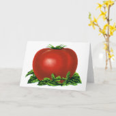 Rood Tomaat, groenten en fruit Kaart (Gele Bloem)