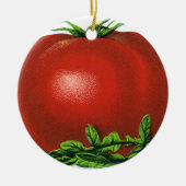  Rood Tomaat, groenten en fruit Keramisch Ornament (Voorkant)