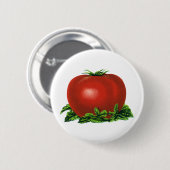  Rood Tomaat, groenten en fruit Ronde Button 5,7 Cm (Voorkant /achterkant)