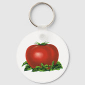 Rood Tomaat, groenten en fruit Sleutelhanger (Voorkant)