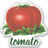 Rood Tomaat, groenten en fruit Sticker (Voorkant)