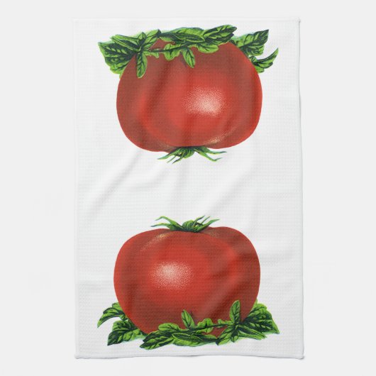 Rood Tomaat, groenten en fruit Theedoek (Verticaal)