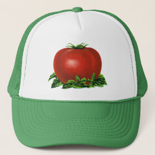 Rood Tomaat, groenten en fruit Trucker Pet