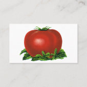  Rood Tomaat, groenten en fruit Visitekaartje (Achterkant)