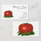  Rood Tomaat, groenten en fruit Visitekaartje (Voorkant / Achterkant)