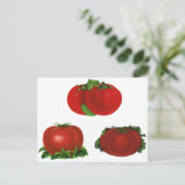  Rood Tomaten Levensmiddelen, vruchten en groenten Briefkaart (Staand voorkant)