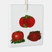  Rood Tomaten Levensmiddelen, vruchten en groenten Keramisch Ornament (Rechts)