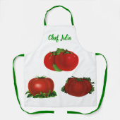 Rood Tomaten Levensmiddelen, vruchten en groenten Schort (Voorkant)